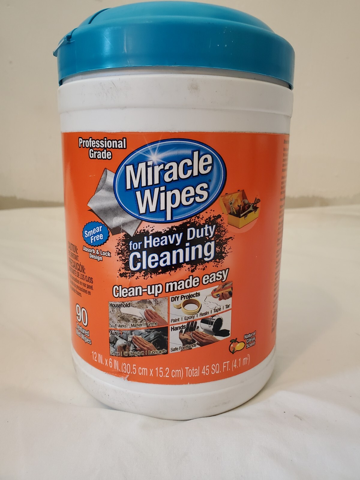 Miracle Wipes for Heavy Duty Cleaning (90 Count) – All Purpose Cleaner – 3 Pack