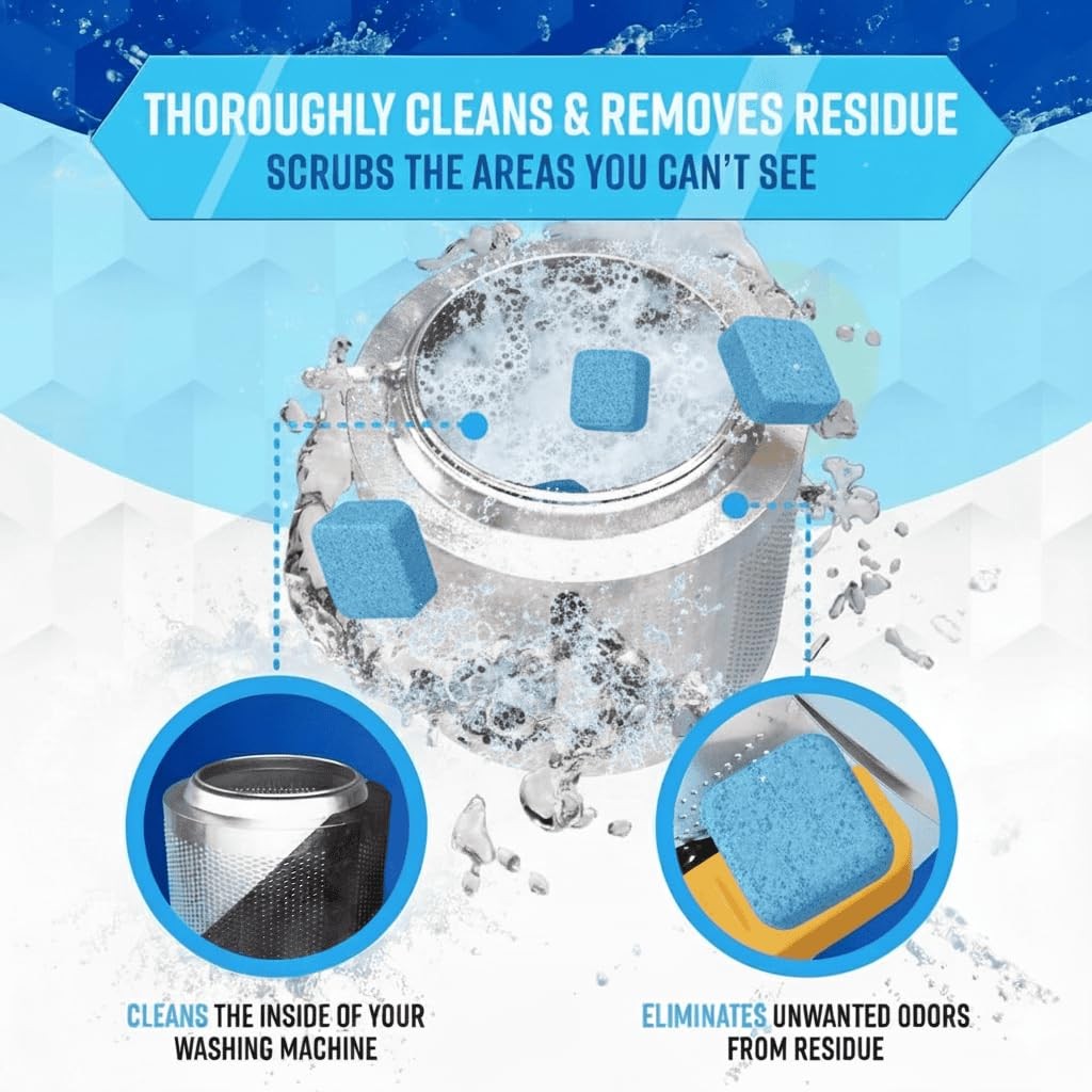 Washing Machine Cleaner for Pet Owners Enzymatic Deep Clean Descaler for Cat …