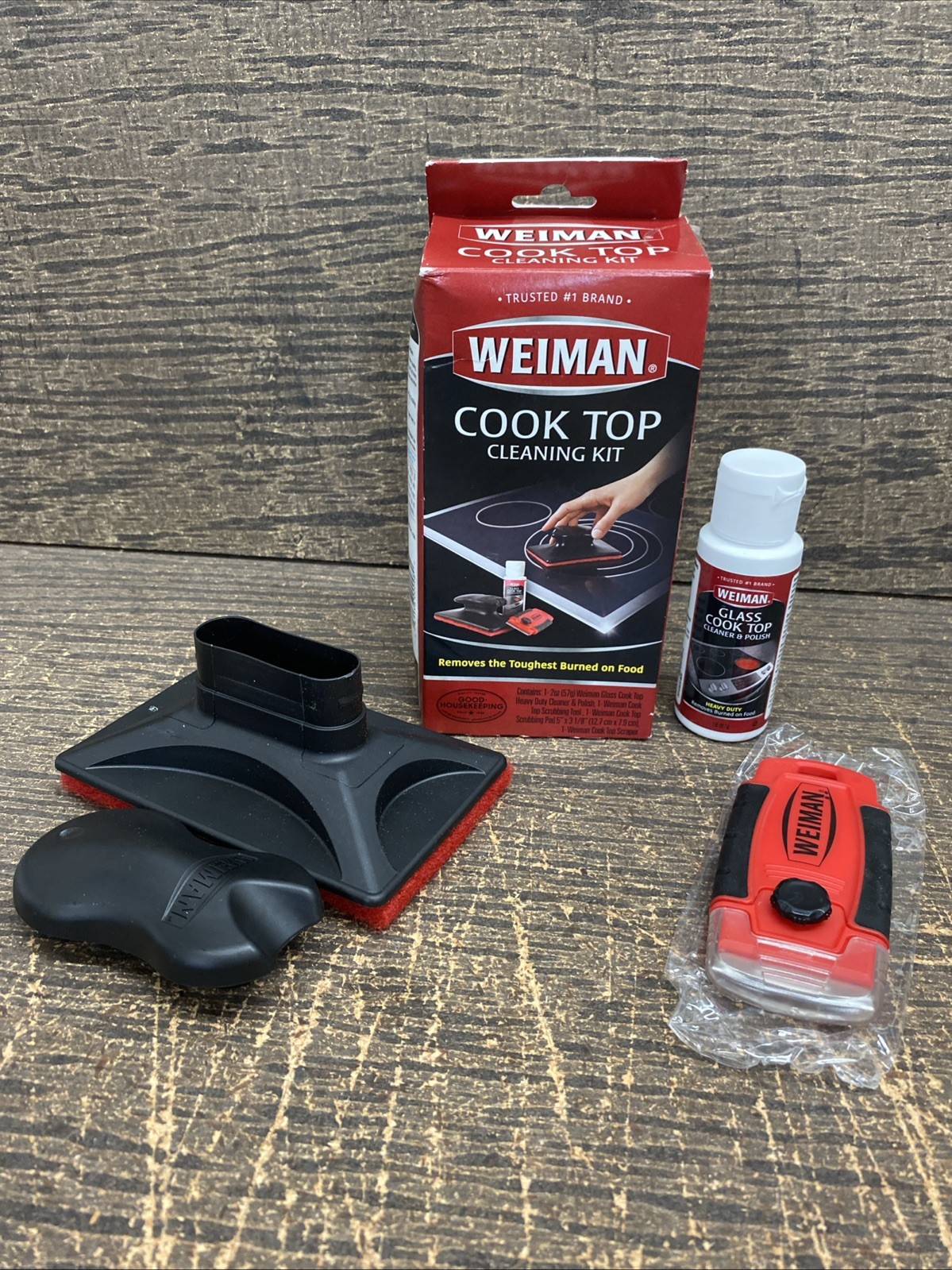 Weiman Complete Cook Top Cleaning Kit New Open Box