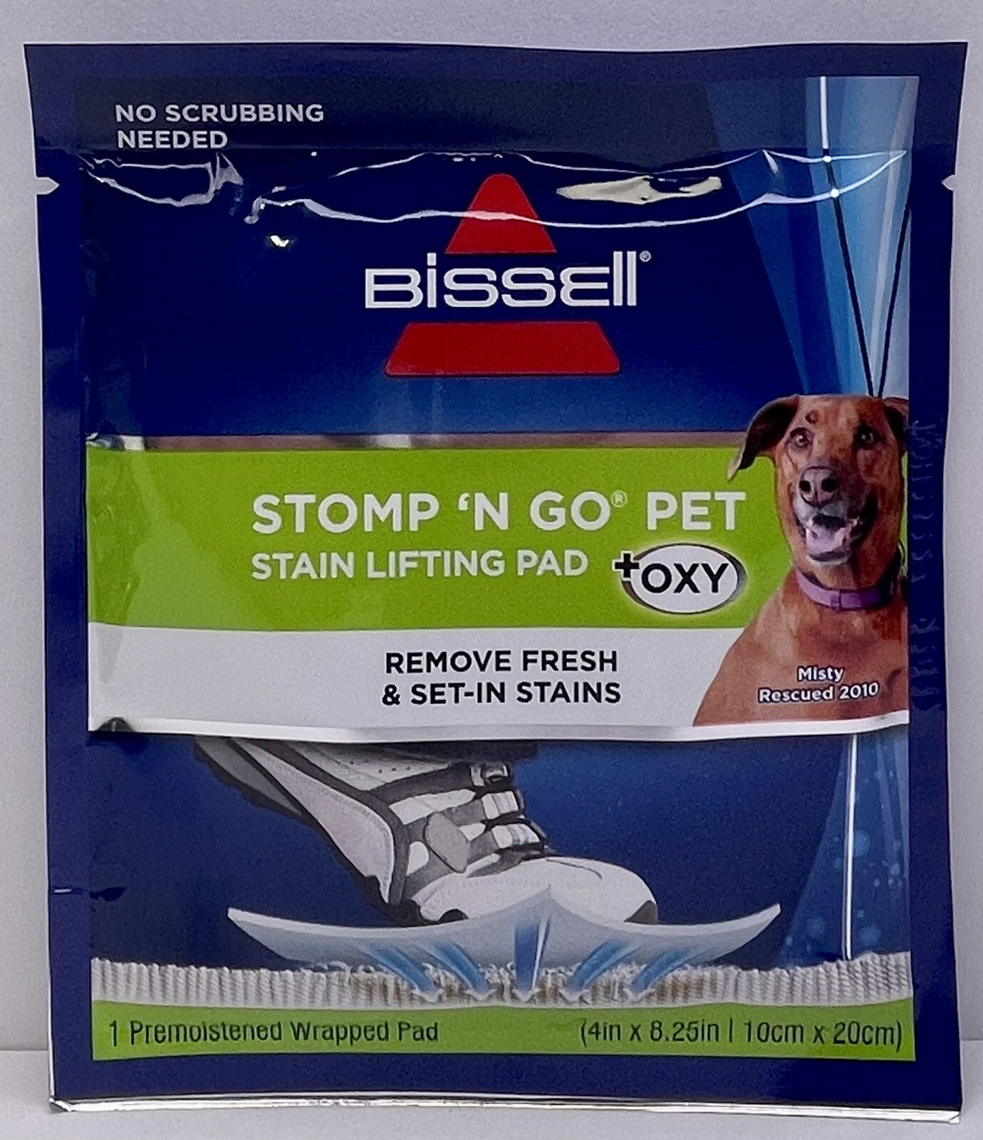 Bissell Stomp ‘n Go Pet Stain Lifting Pad OXY 5 Pack New Sealed