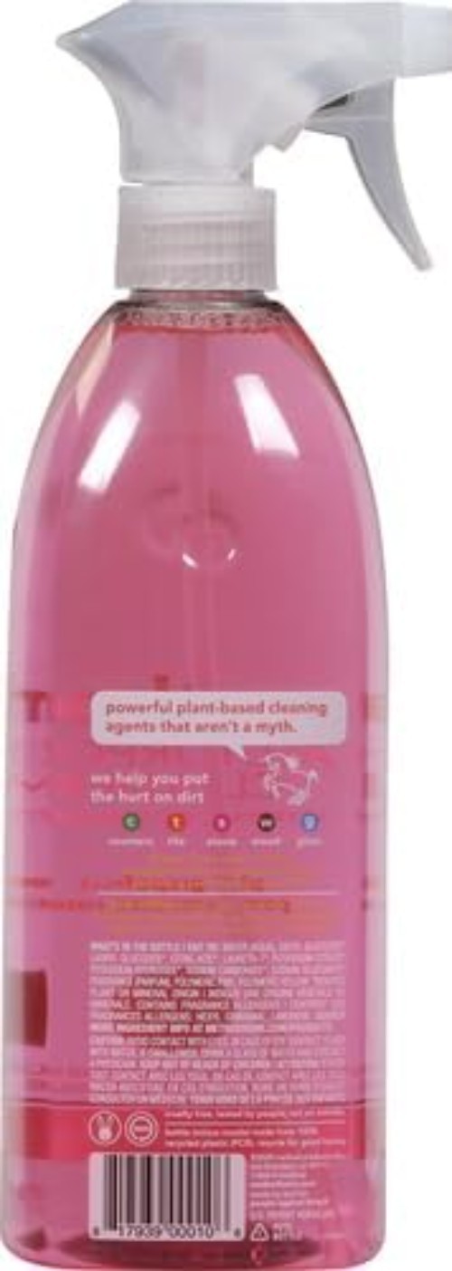 Recycled Bottle All-Purpose Cleaner, 28 oz Spray – Biodegradable Pink Grapefruit