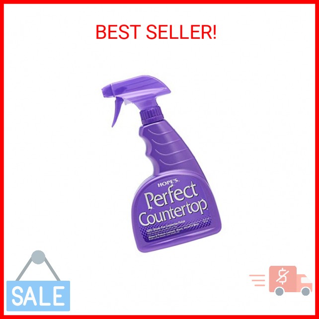 HOPE’S Perfect Countertop Cleaner and Polish 22-Ounce, Streak-Free Multi-Surface
