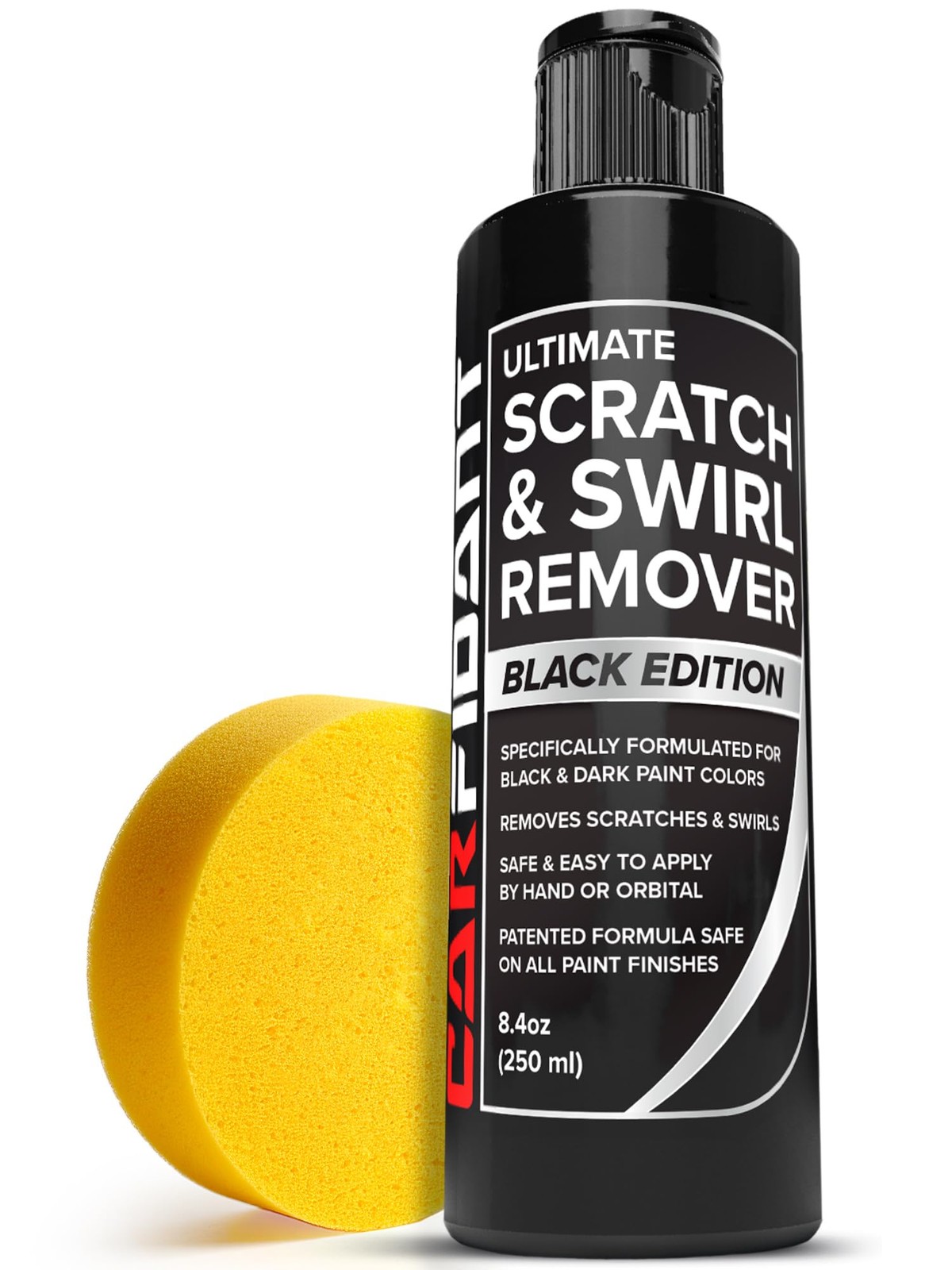 Car Scratch Remover – Black Scratch Swirl Polishing Compound Kit with Buffer
