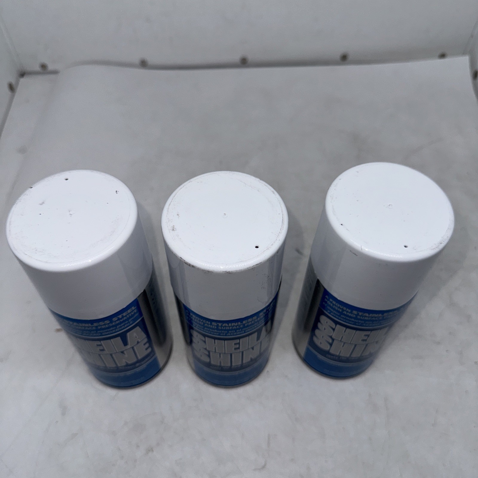 (3) Cans Sheila Shine 10oz Stainless Steel Cleaner and Polish NEW