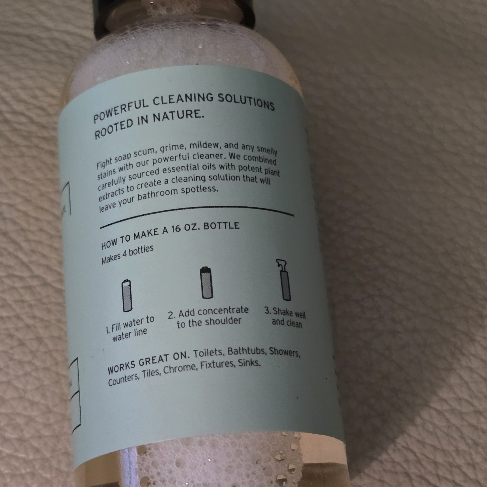 Athos Bathroom Concentrate For Soapscum Mildew & Grime Multi-surface 4oz, Sealed