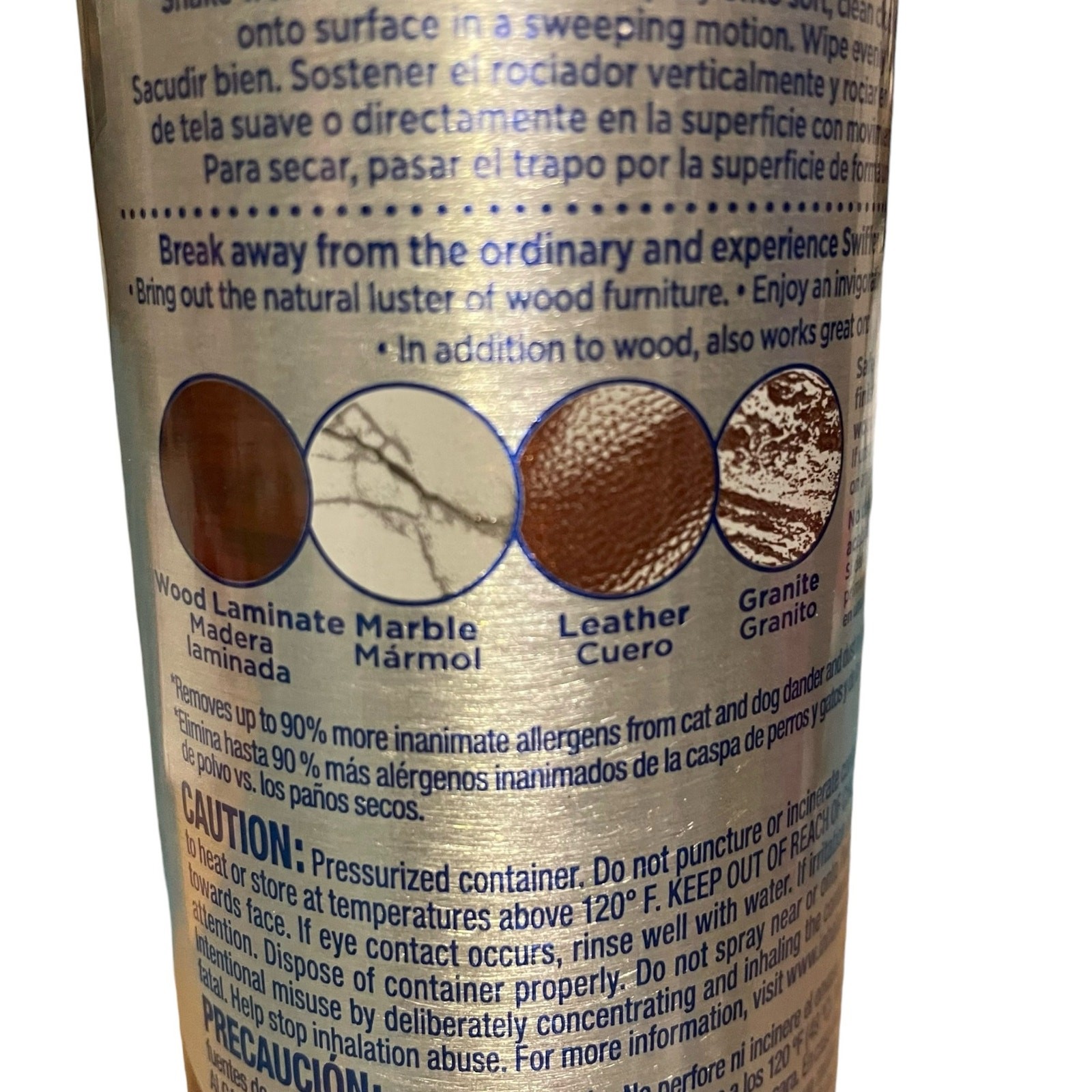 Swiffer Dust & Shine Furniture Spray Gain Original Fresh Scent NEW RARE 9.7 oz