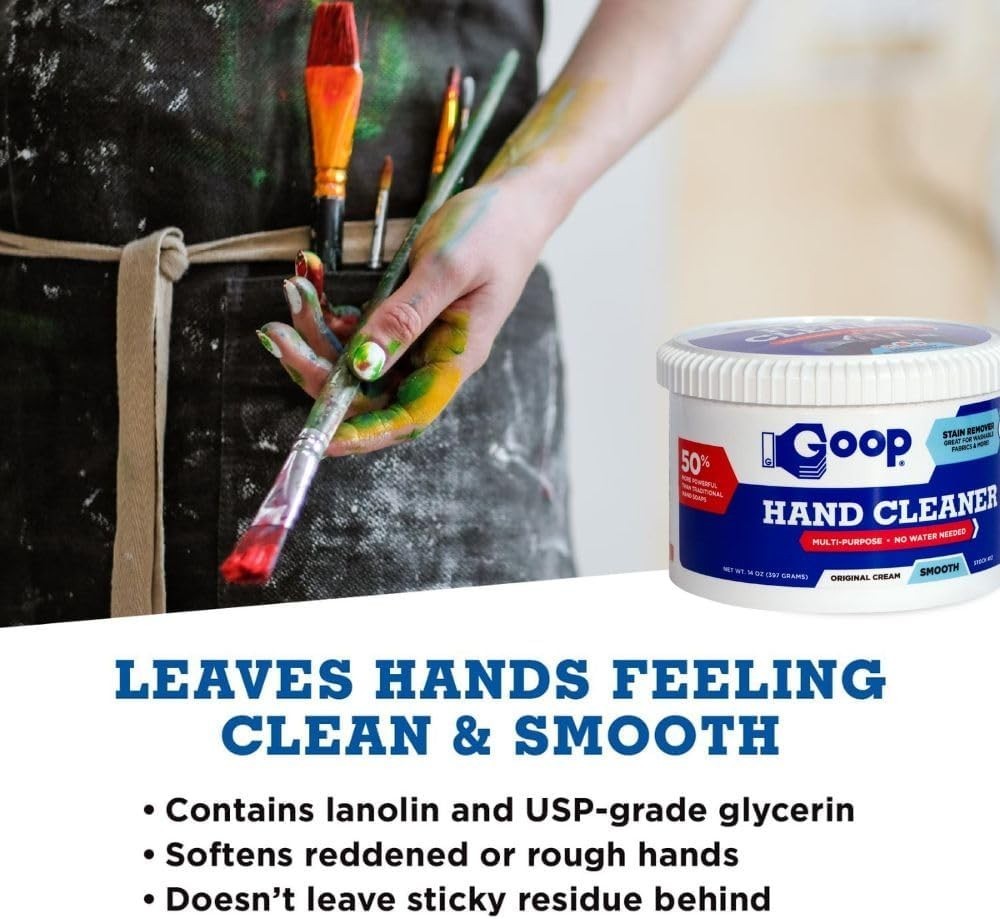 Multi-Purpose Hand Cleaner- Waterless Hand Degreaser, Laundry Stain Remover -…
