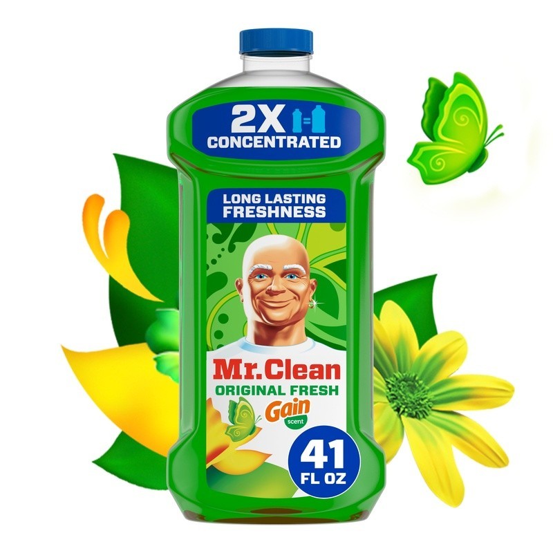 Concentrated Multi Surface Cleaner Gain Scent All Purpose Floor Toilet 41 fl oz