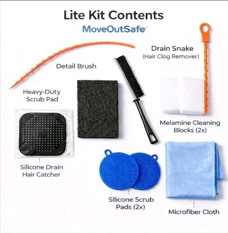 Contractor-Grade Bathroom/Kitchen Cleanup Kit (2 Package Set)