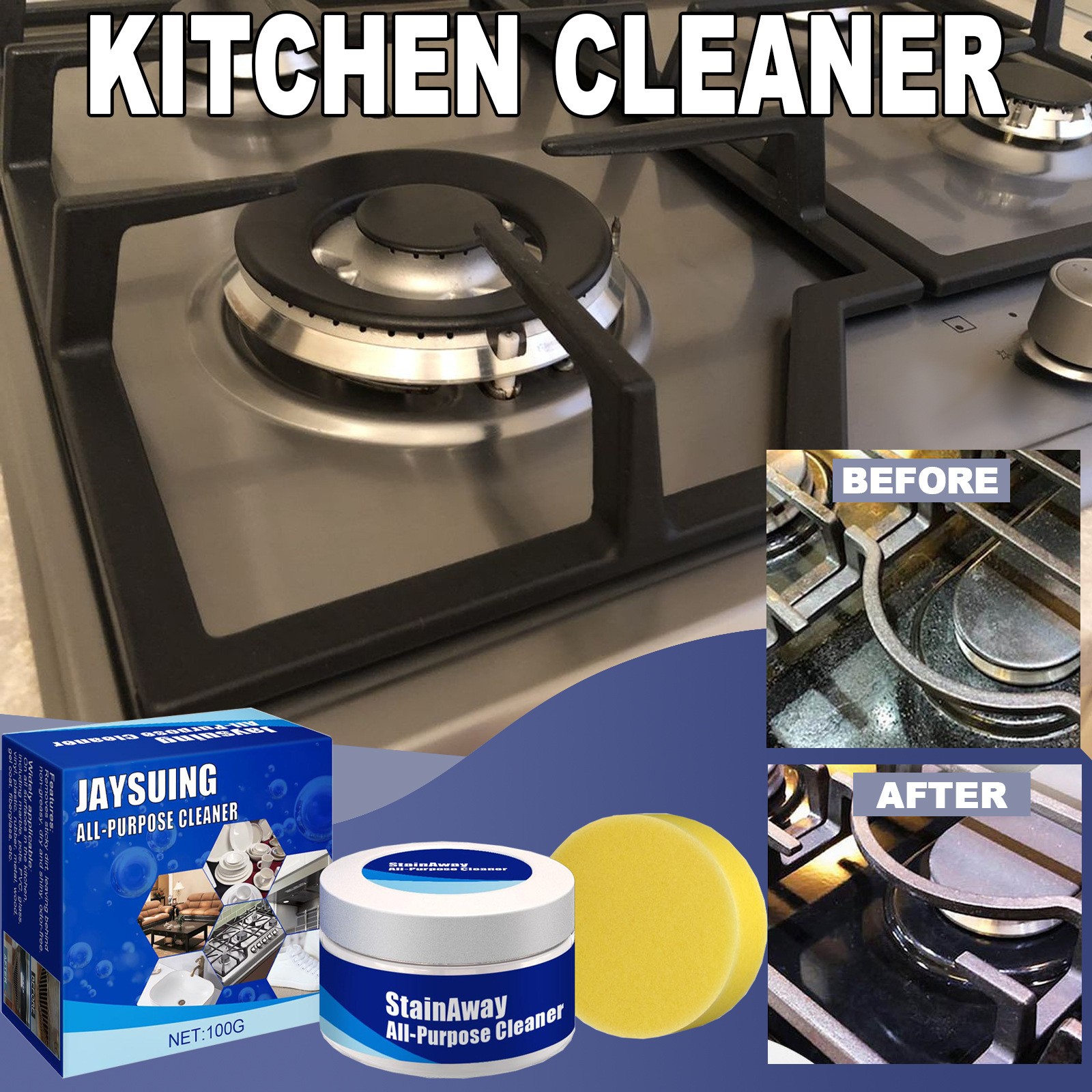 Cleaning Paste Stainless Steel & Metal Polish for Cookware and Sink