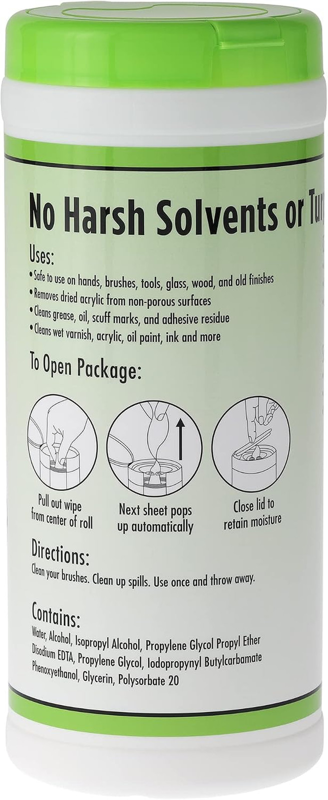 Multi-Surface Wipes, 120 Count, 3 Canisters, Non Toxic Biodegradable Stay Fresh