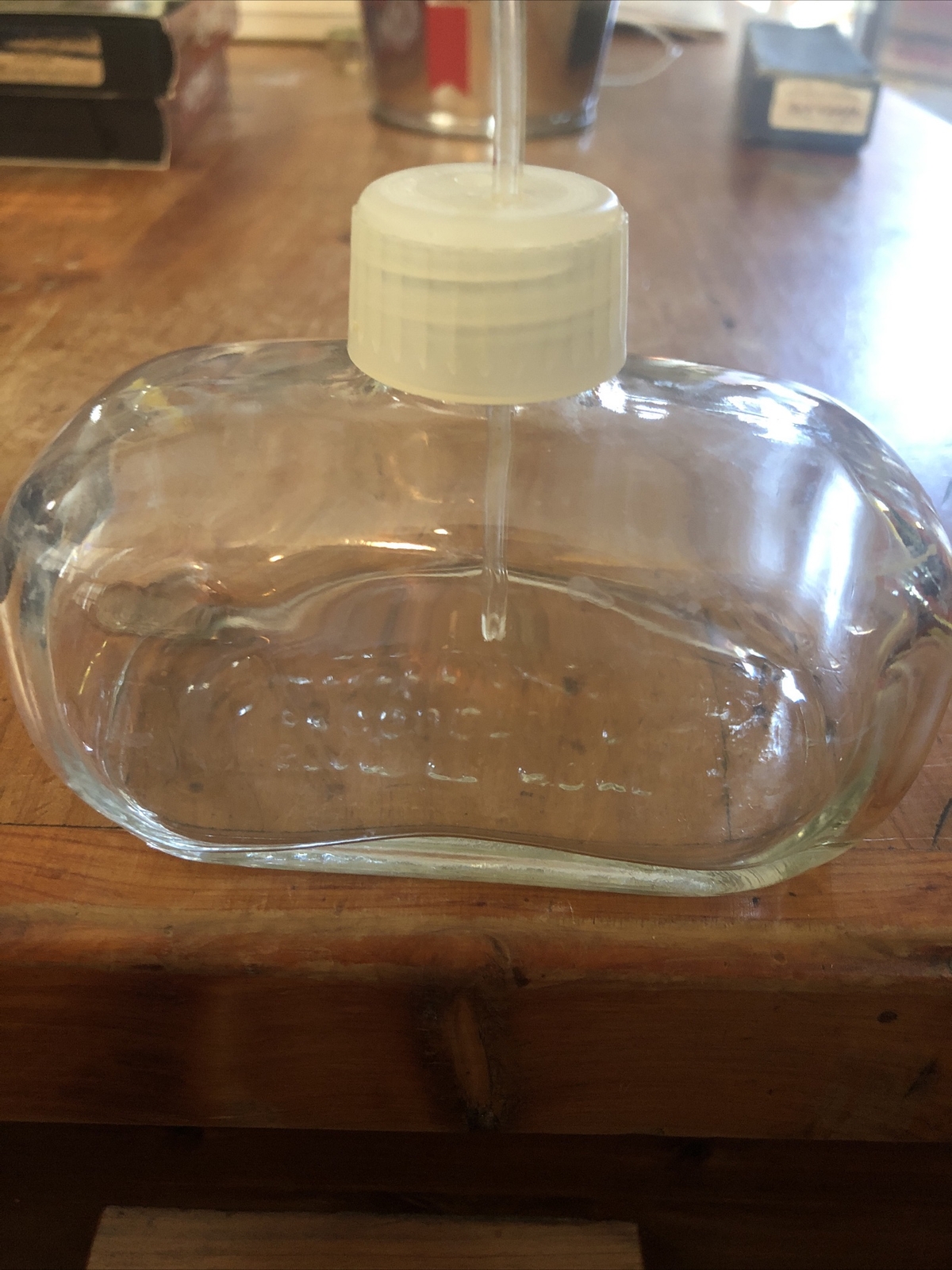 Vintage Stanhome Stanley Home Products LLC Silent Maid Glass Container