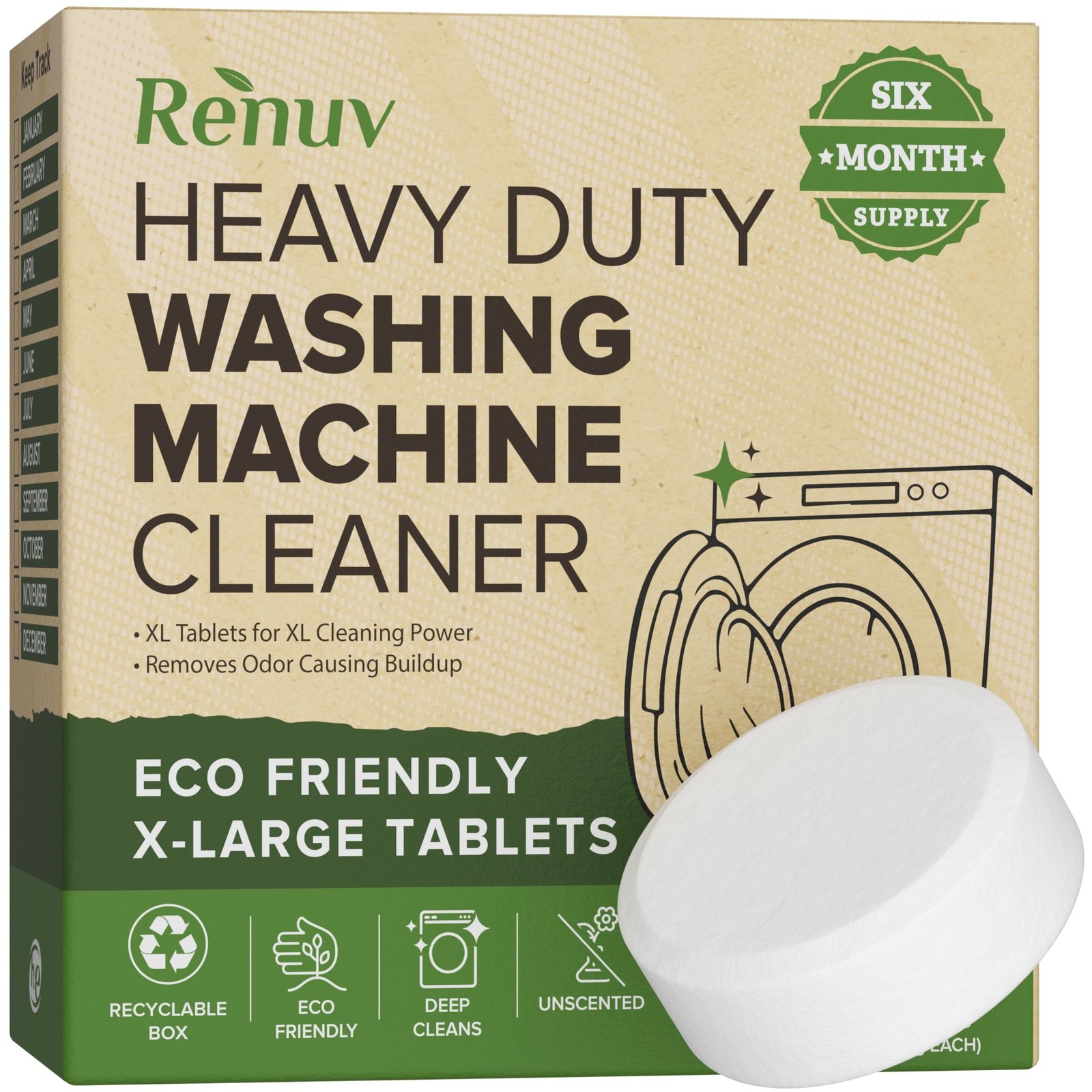 ® Dishwasher Cleaner + Washing Machine Cleaner Bundle – Heavy Duty Appliance …
