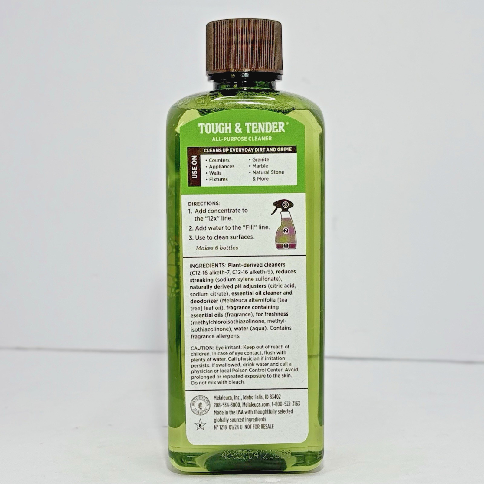 Melaleuca Ecosense Tough & Tender All Purpose Cleaner 12x Concentrate 8 oz New