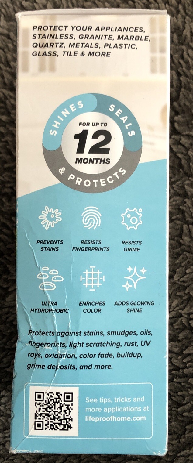 Lifeproof Home Multi-Surface Ceramic Nanotechnology Coating Spray 8 fl oz Box
