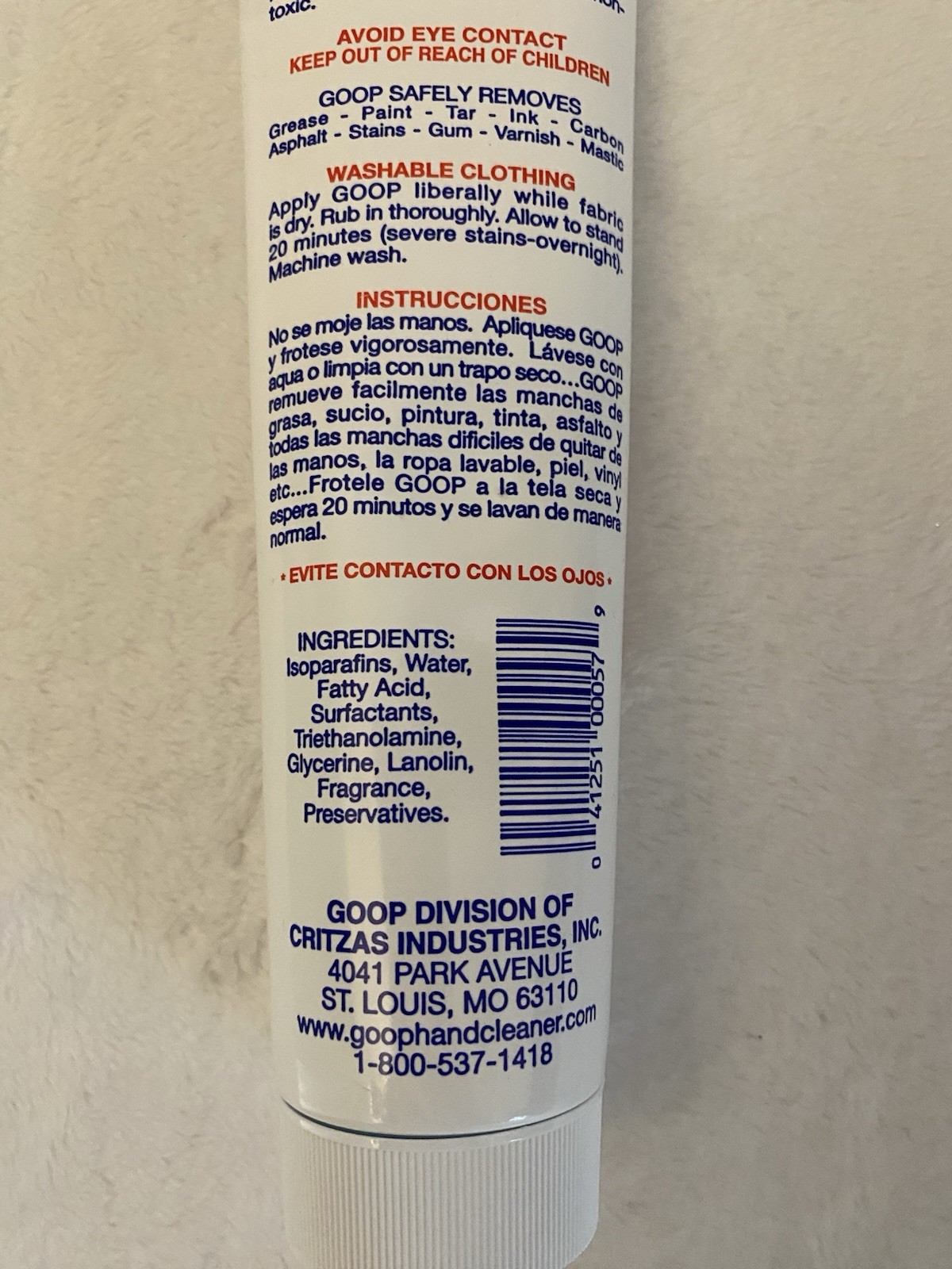 Goop Multi-Purpose Hand Cleaner 10.5 Oz