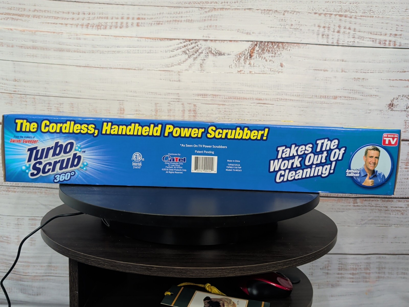 Turbo Scrub 360 Cordless Scrubber for Floor and Tile – Perfect Gift