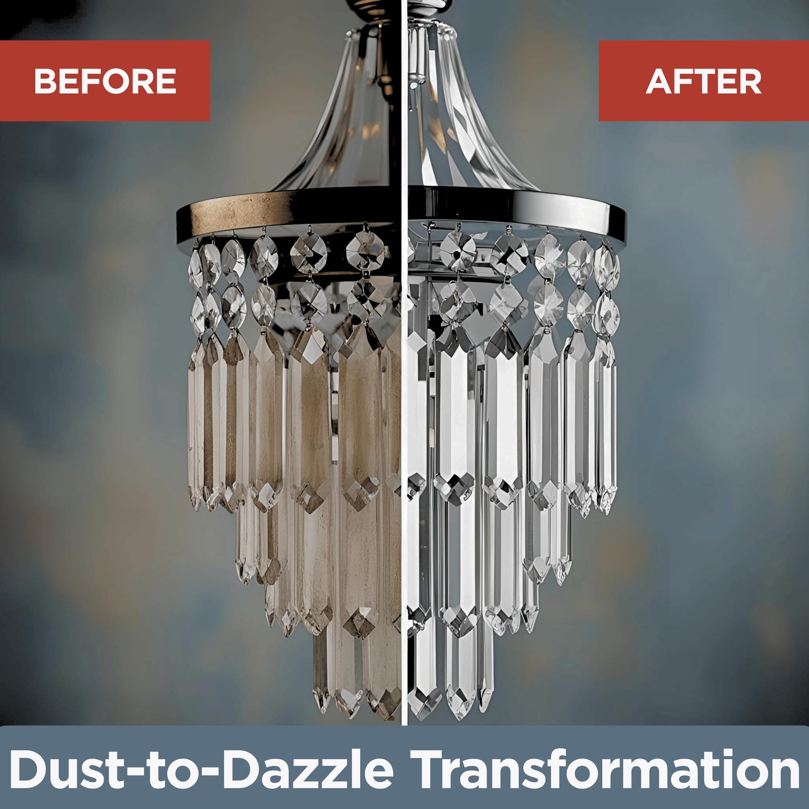 Sparkle Plenty Chandelier Cleaner Drip Dry Spray No Wipe – Dust & Streak Glas…