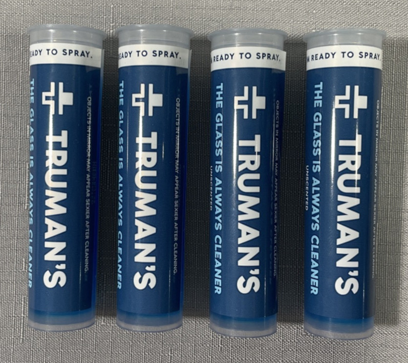 Truman’s The Glass Is Always Cleaner Glass Cartridge Refill Kit (4 Pack)