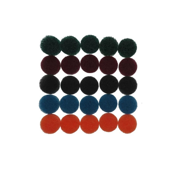 Circular industrial scouring pad Metal wood deburring Polishing Clean and polish