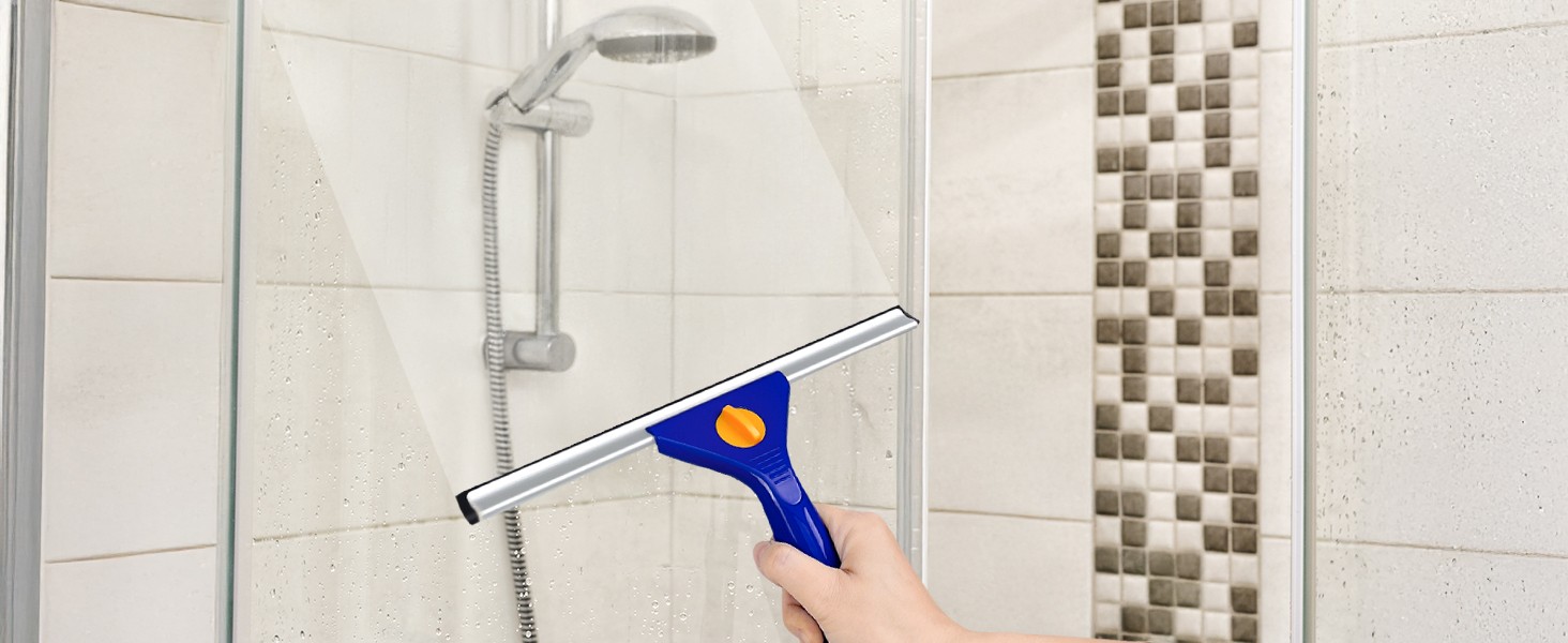 18-Inch Window Squeegee Professional with 12-INCH Chanel Squeegee for Shower