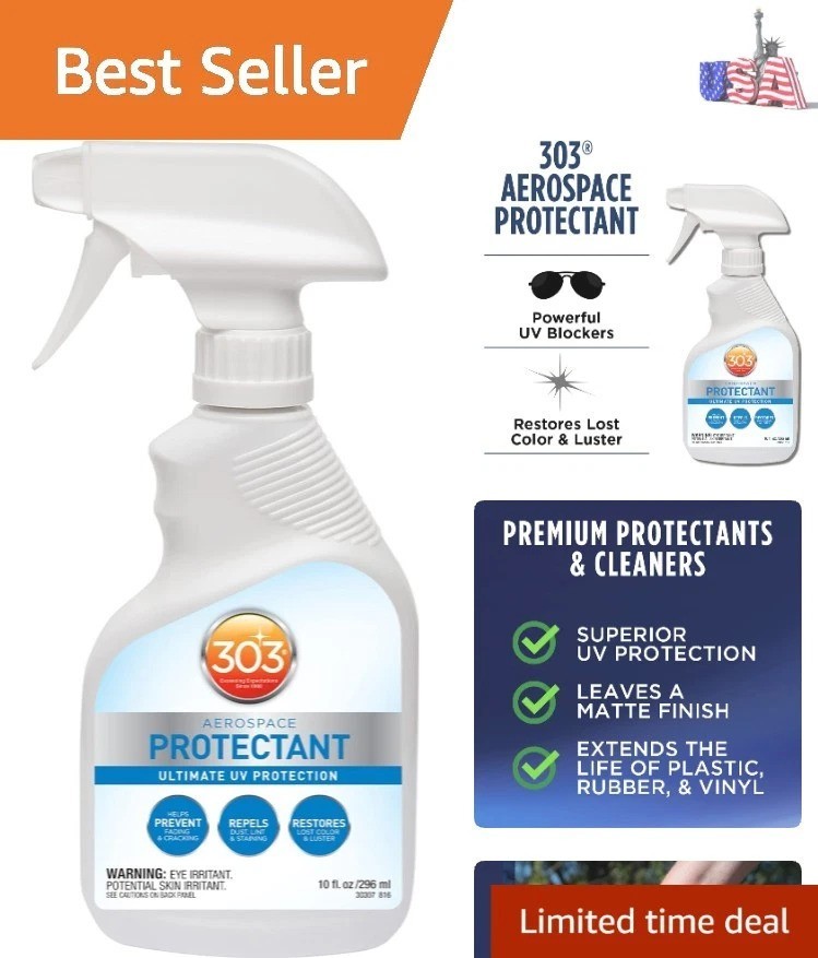 Aerospace Protectant Spray – Ultimate UV Protection for Vinyl & Plastic, 10 oz