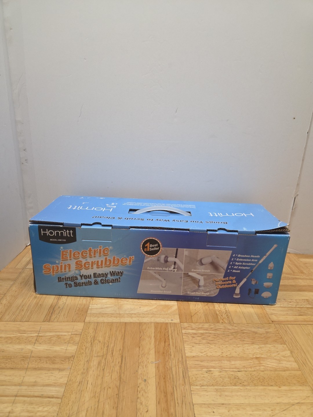 Homitt Electric Spin Scrubber Power Brush Cordless Shower Scrubber Model: HM115D