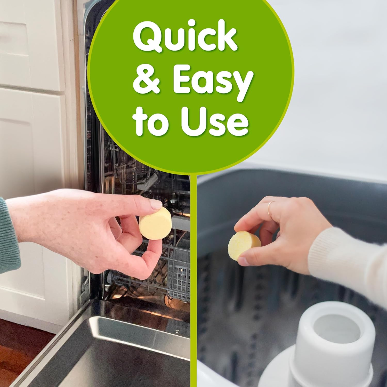 Washer and Dishwasher Freshener Cleaner 4-Pack, 16 Tablets Total, Count