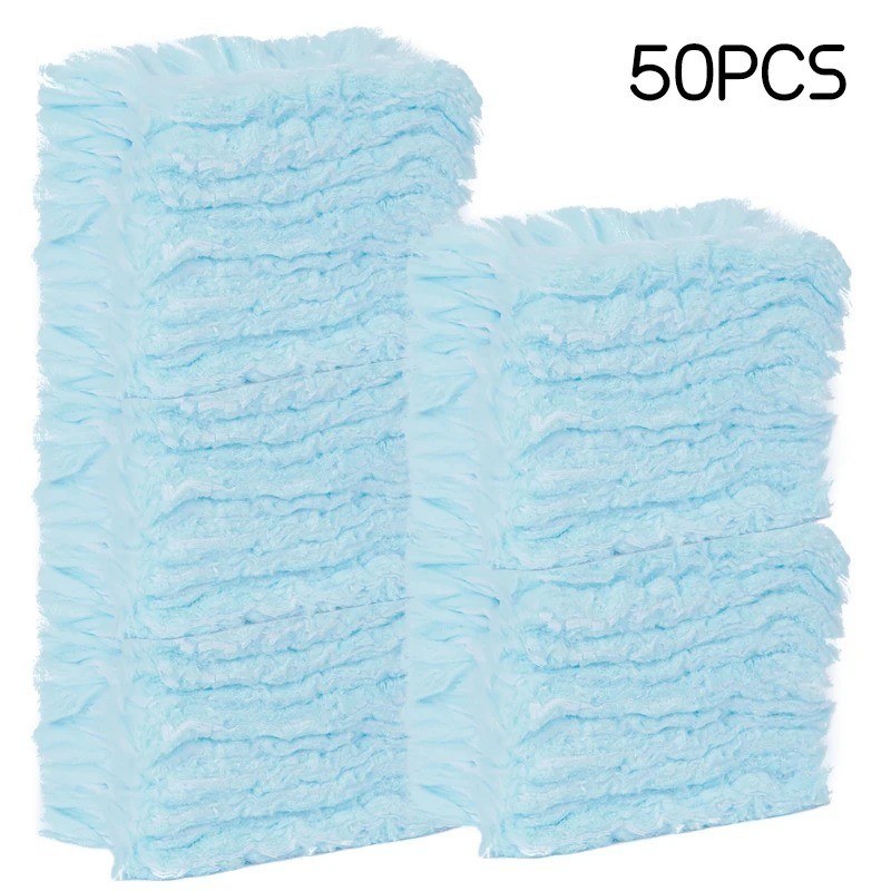 30/50 pcs Duster Refills Disposable Duster Refills Compatible for Swiffer (Blue)