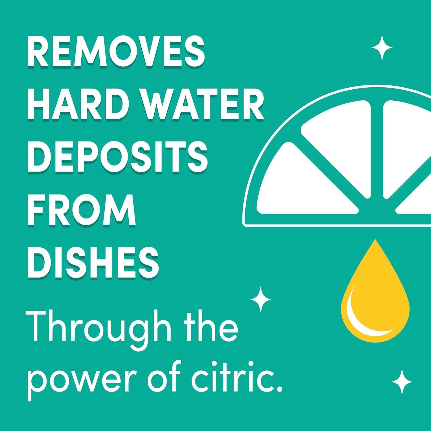Shine and Dry Natural Dishwasher Rinse Aid – Hard Water Stain Remover – 25.35…