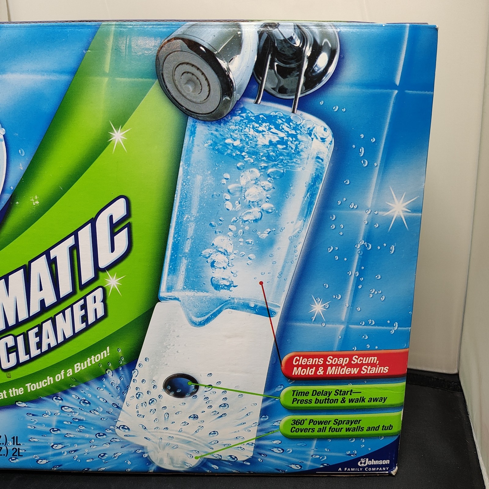 New Unused Scrubbing Bubbles Automatic Shower Cleaner Kit 2 Cleaning Solutions