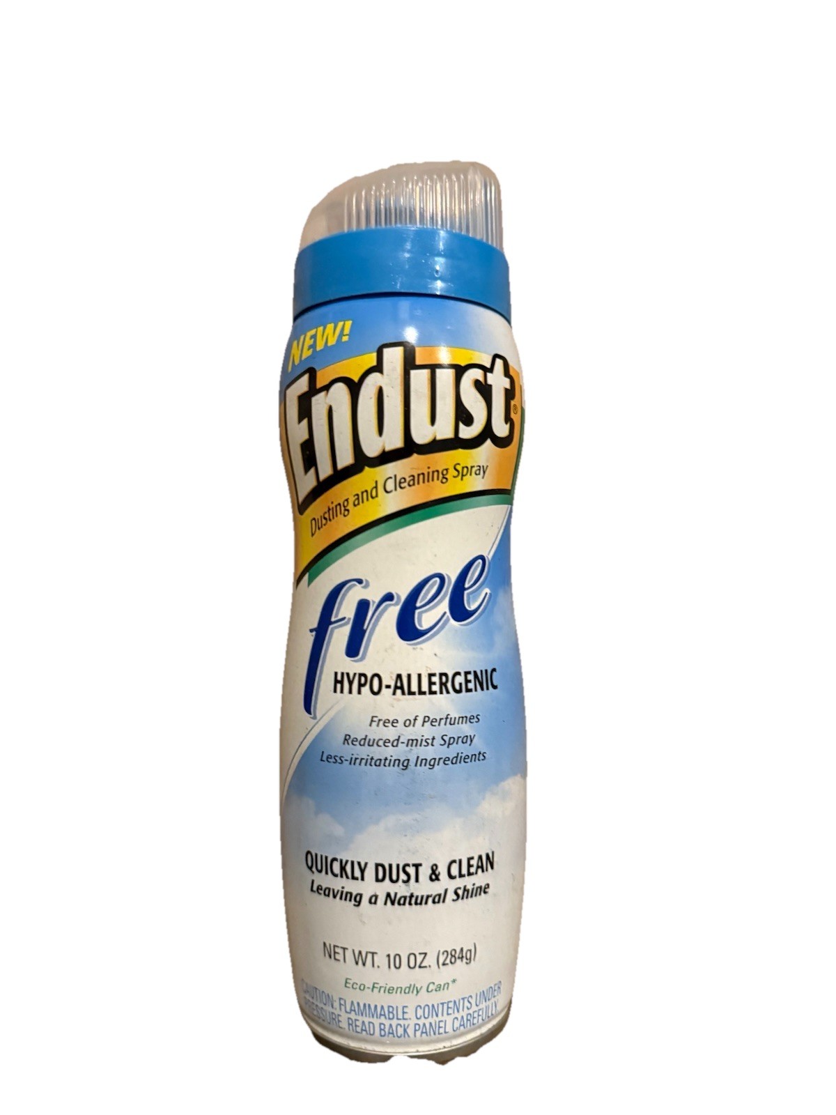 1 NEW Endust Fragrance Free Hypo-Allergenic Dusting and Cleaning Spray 10 Fl Oz