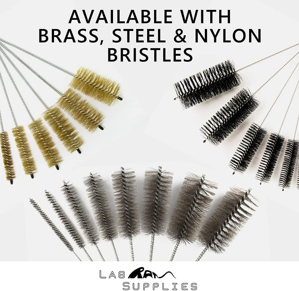 Size/Count/Pack: 1 set of 8 brushes, 12 in overall length, varying diameters