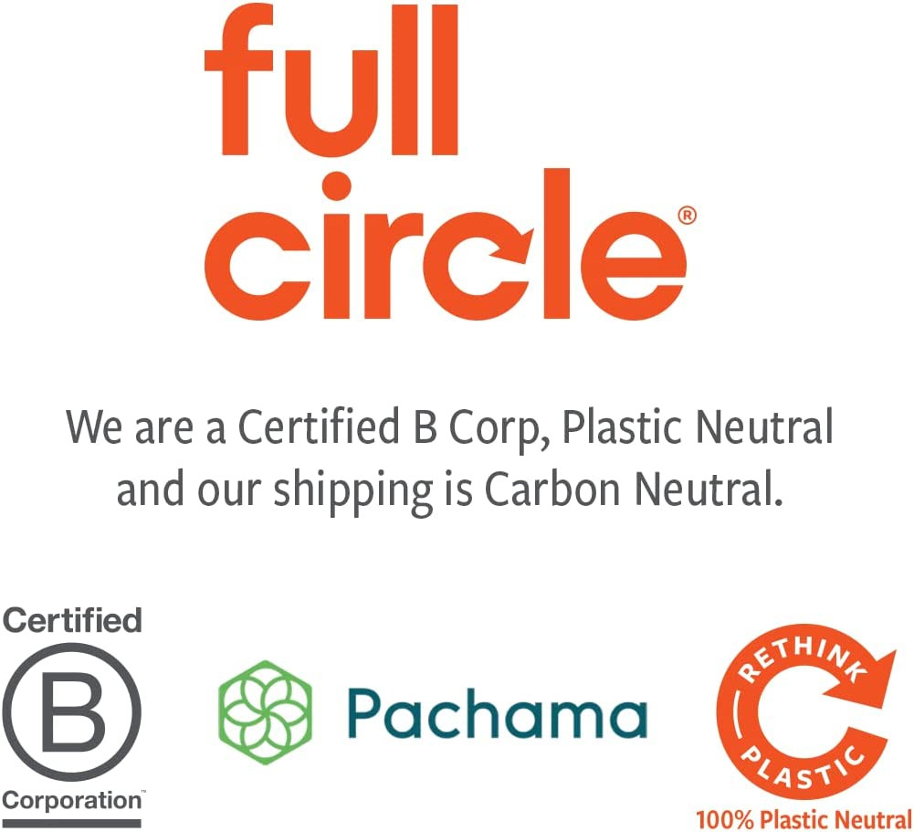 Full Circle Bubbly Palm Brush – Family Safe, Formaldehyde-Free – Ergonomic Palm