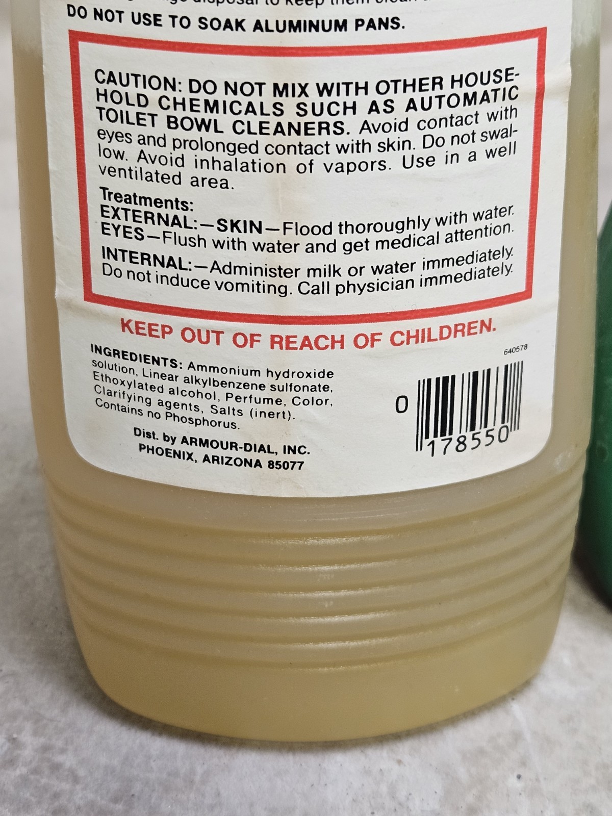 Vintage Parsons Lemon Ammonia & Bathroom Fantastik Cleaner Lot 1970s…