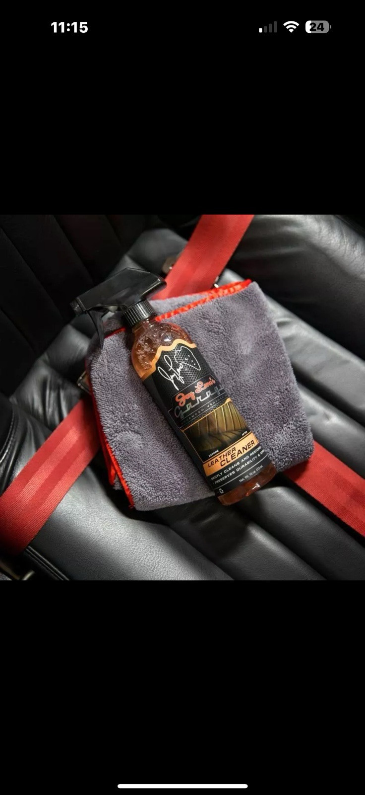 Jay Leno’s Garage 16oz Leather Cleaner Deep Clean Car Leather Surfaces US New