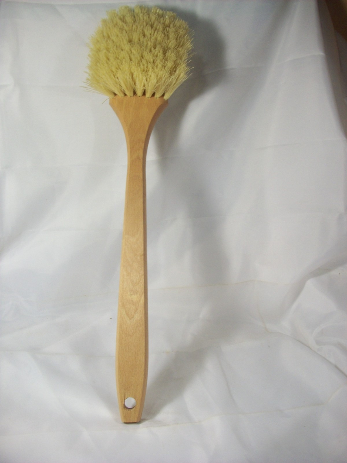 Long Handle Scrub Brush (18″ Handle) Nylon Fiber Brush (1 Each)