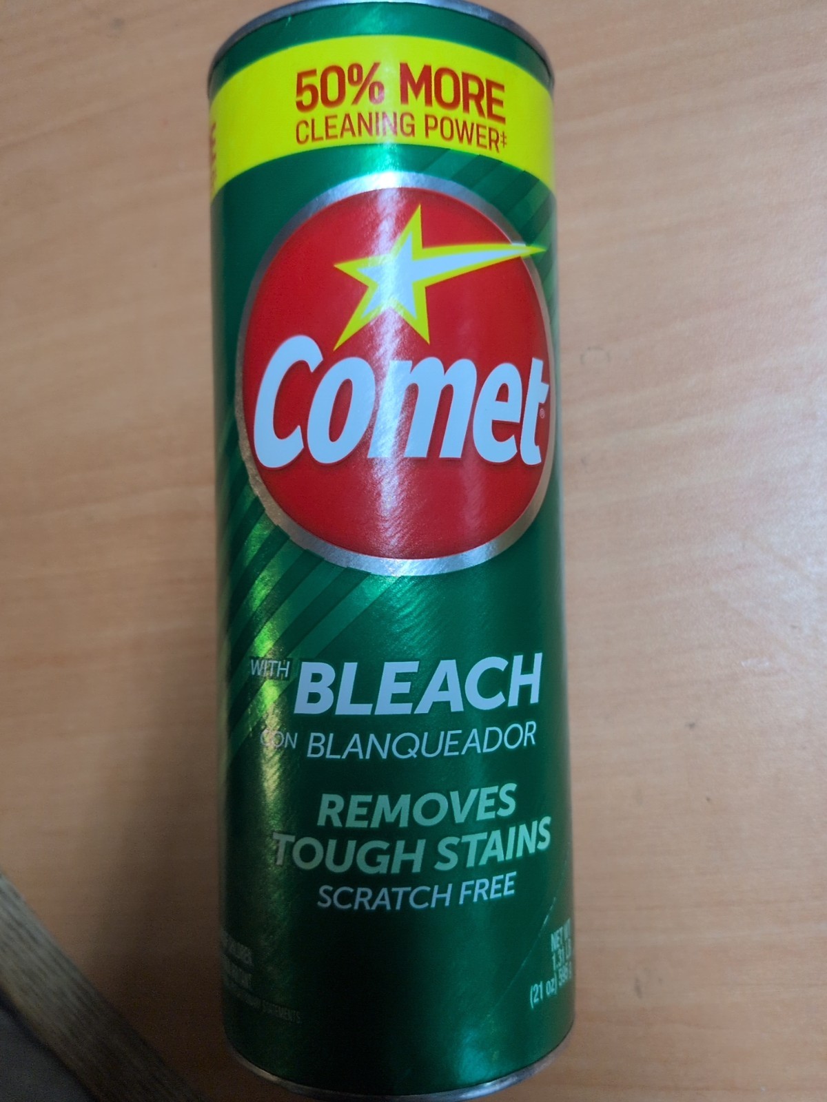 Comet with Bleach Powder All-Purpose Cleaner Deodorizer Stain Remover 21 oz