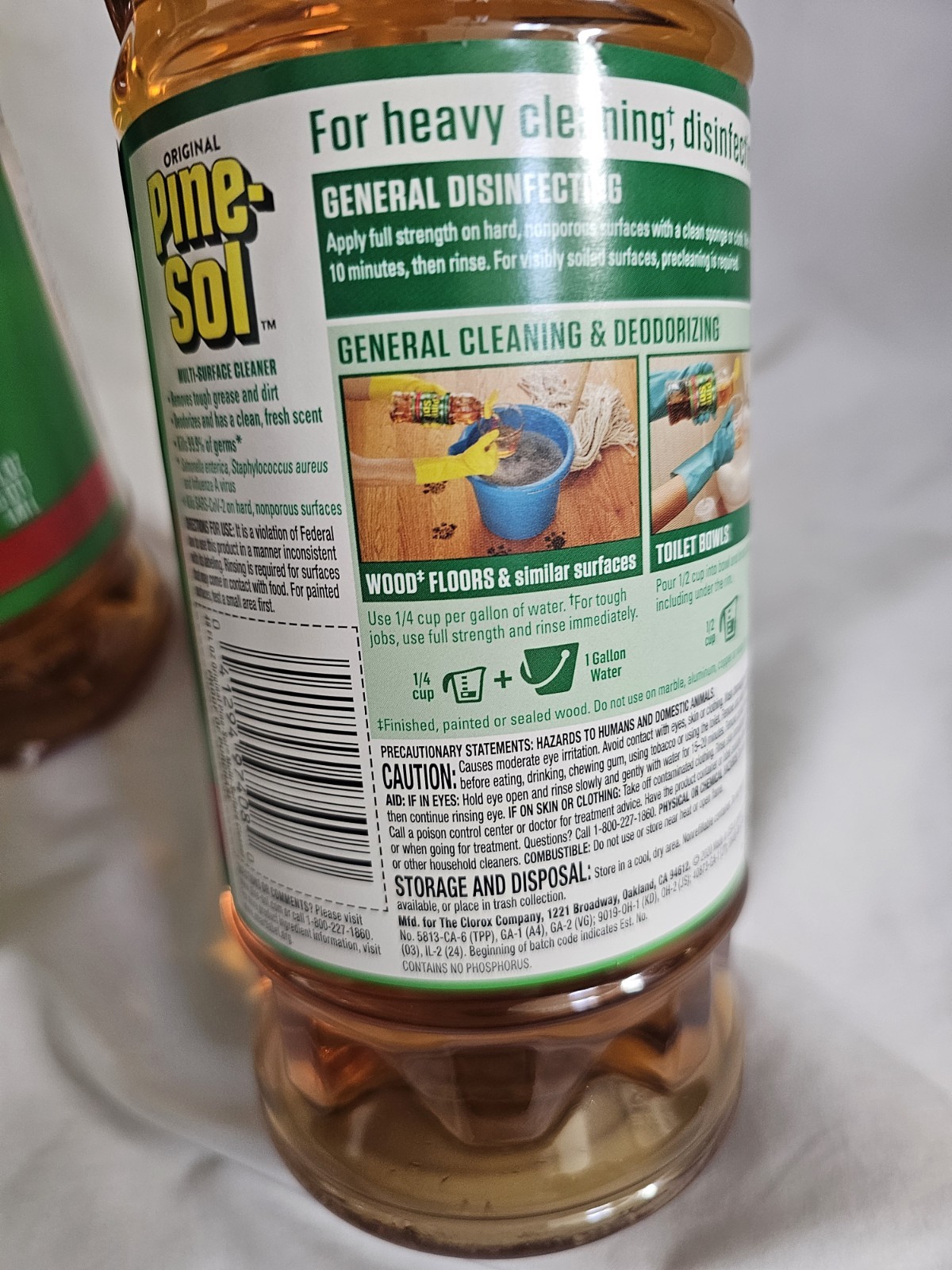 Pine Sol ORIGINAL Formula with PINE OIL Multi Surface Cleaner Lot X 4