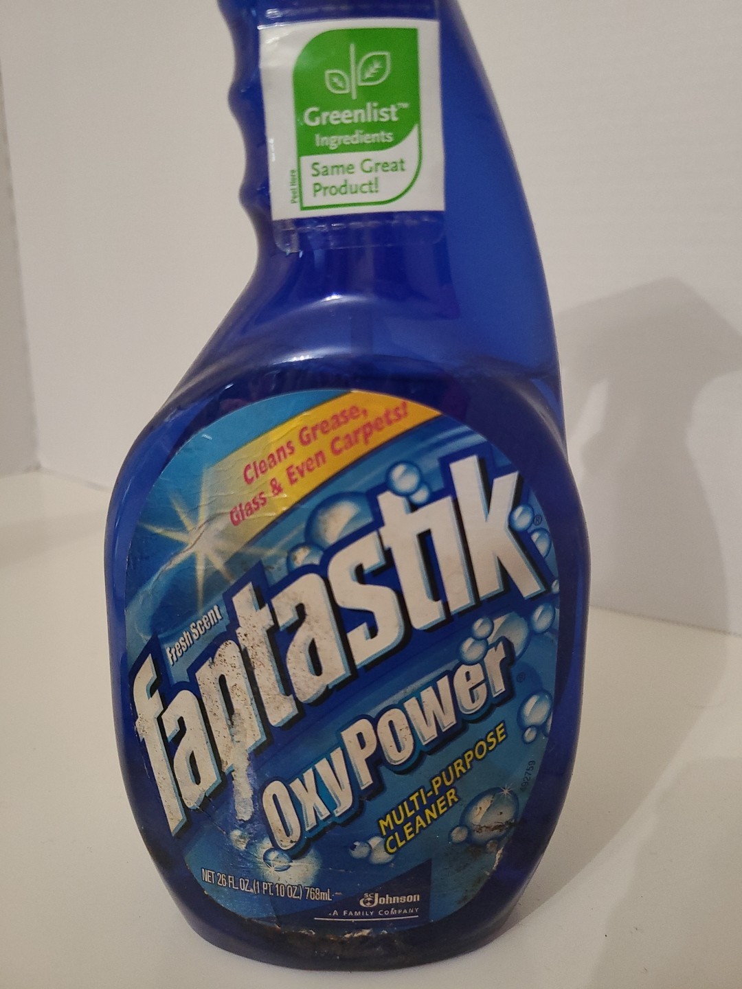 Fantastik OxyPower MultiPurpose Cleaner Fresh Scent Grease/Glass Trigger 75%full