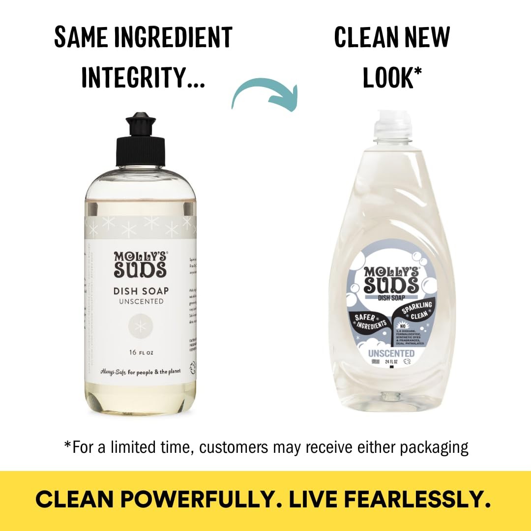 Liquid Dish Soap | Clean, Simple Ingredients | Extra Scrubbing Power | Unscen…