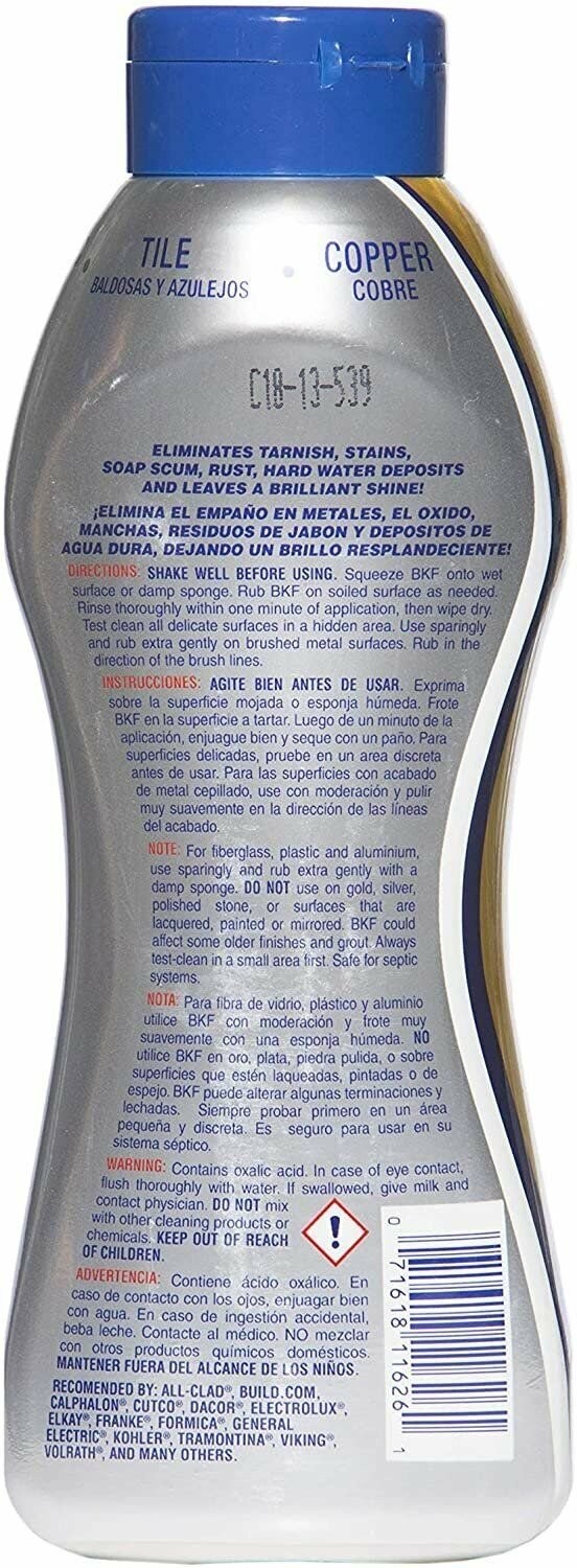 Bar Keepers Friend Soft Cleanser (26 oz – English/Spanish) – Multipurpose…