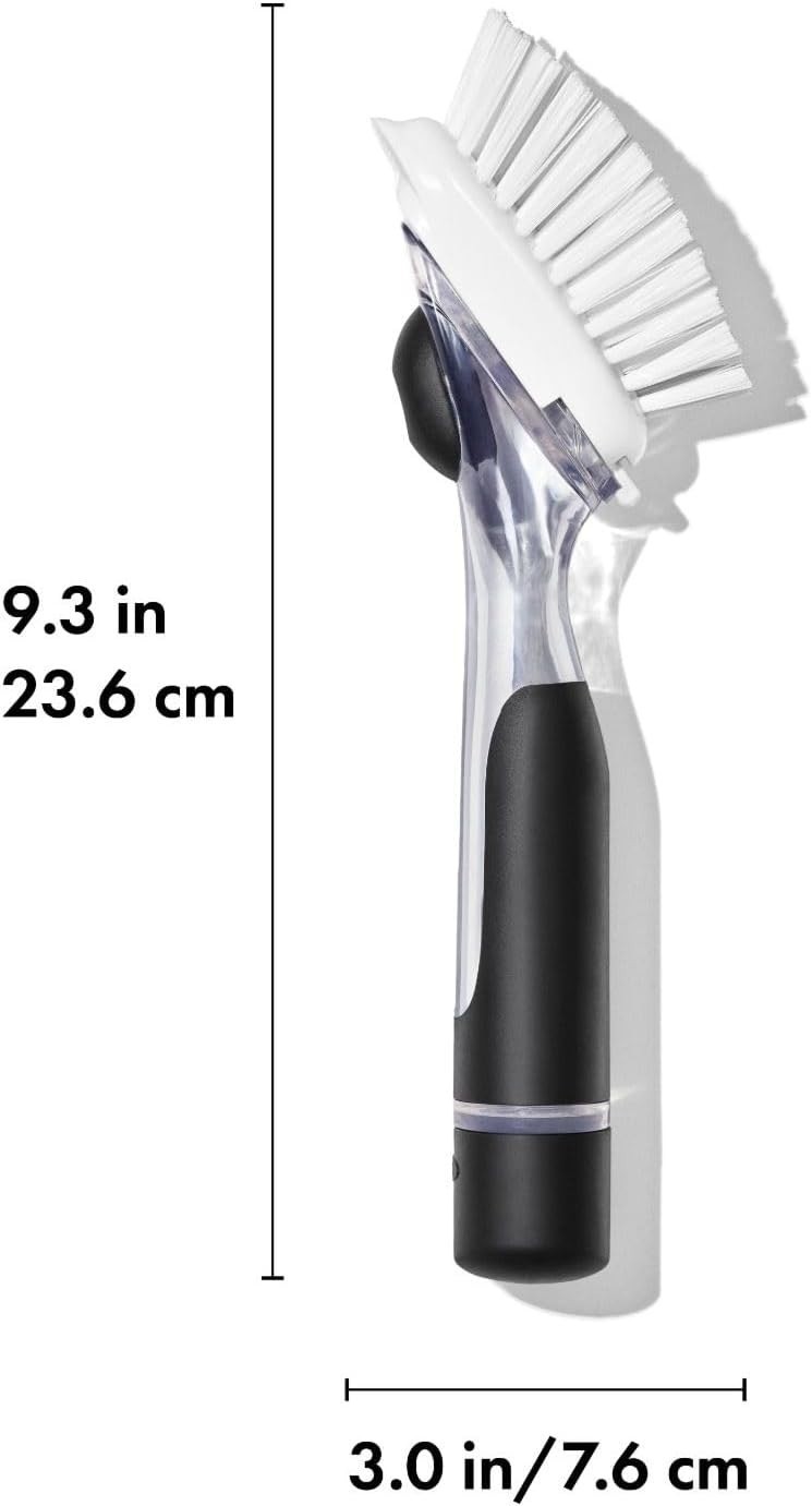 Cepillo Para Fregar Platos, Cepillo De Palma Con Mango Ergonómico Para Limpieza