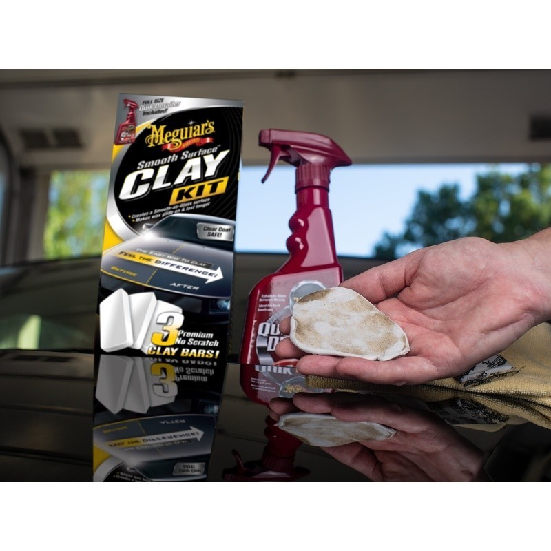 Smooth Surface Clay Kit Car Detailing Clay Bar Non Abrasive Cleaner Waxing Tool