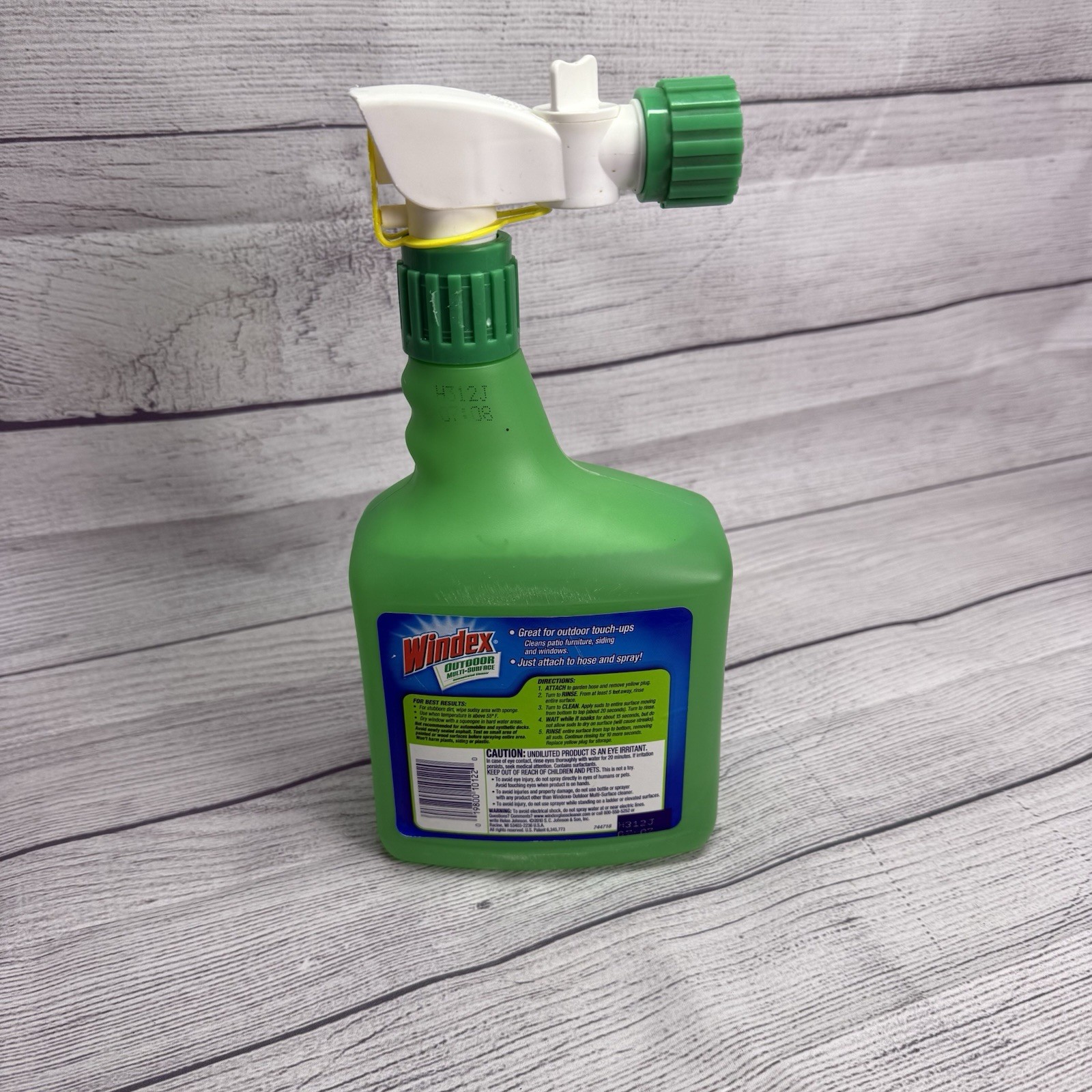 Windex Outdoor Multi-Surface Cleaner Concentrate 32 oz Bottle Hose Attachment