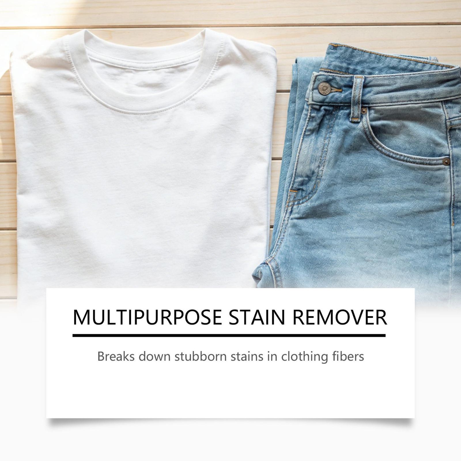 Fabric Stain Remover 60ml Laundry Grease Cleaning Spray Fabric Stain