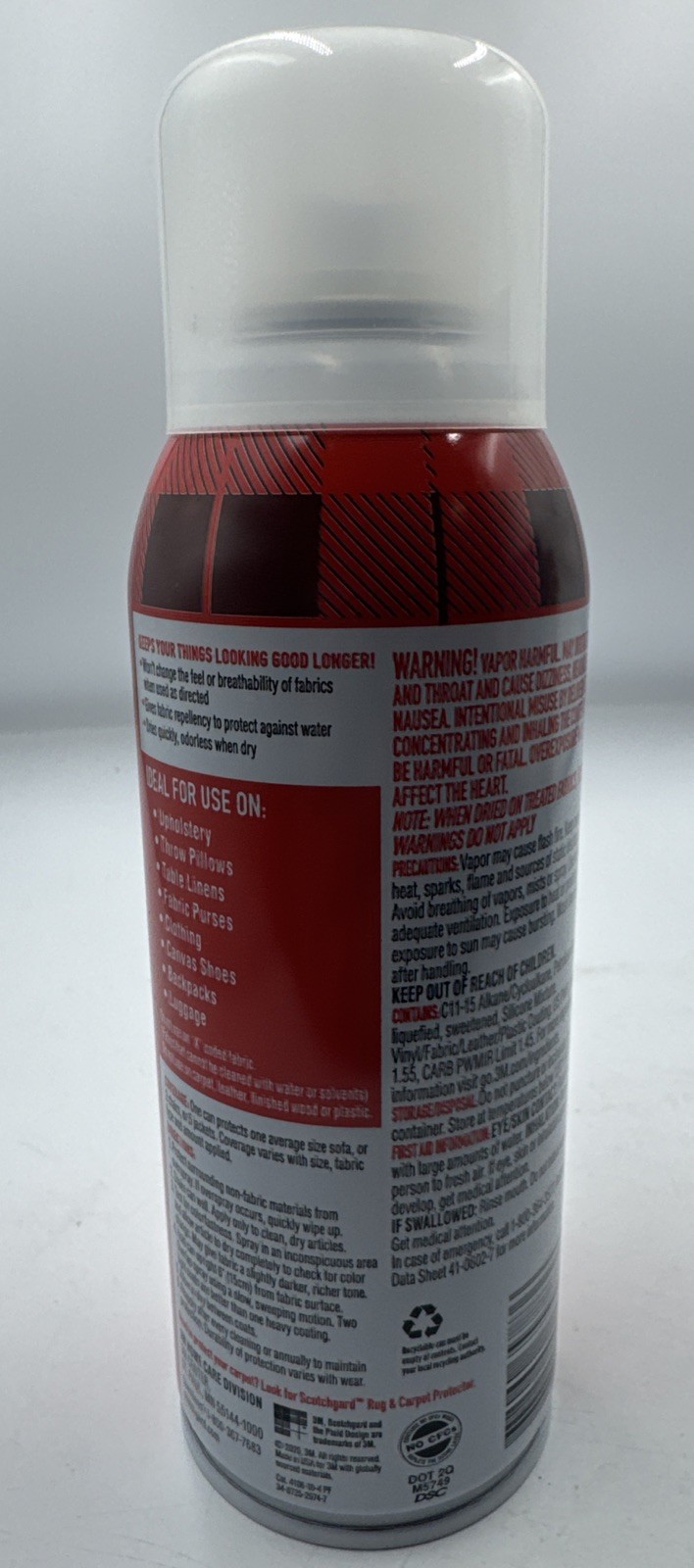 Scotchgard Fabric and Upholstery Protector, 1 Can 10 Oz
