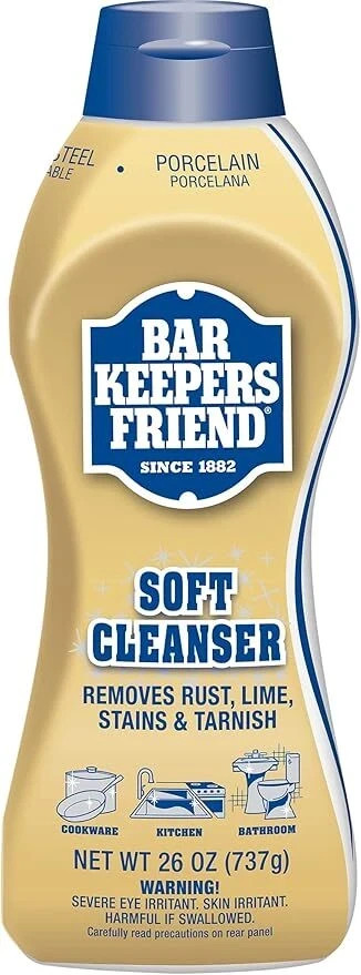 Bar Keepers Friend Soft Cleanser – 6-Pack (26 oz Bottles) – Brand New