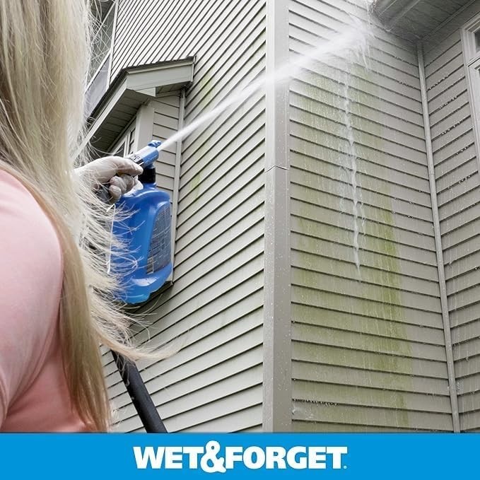 Wet & Forget Outdoor Stain Remover 48 Fl Oz 1 Pack Xtreme Reach Hose End Refill