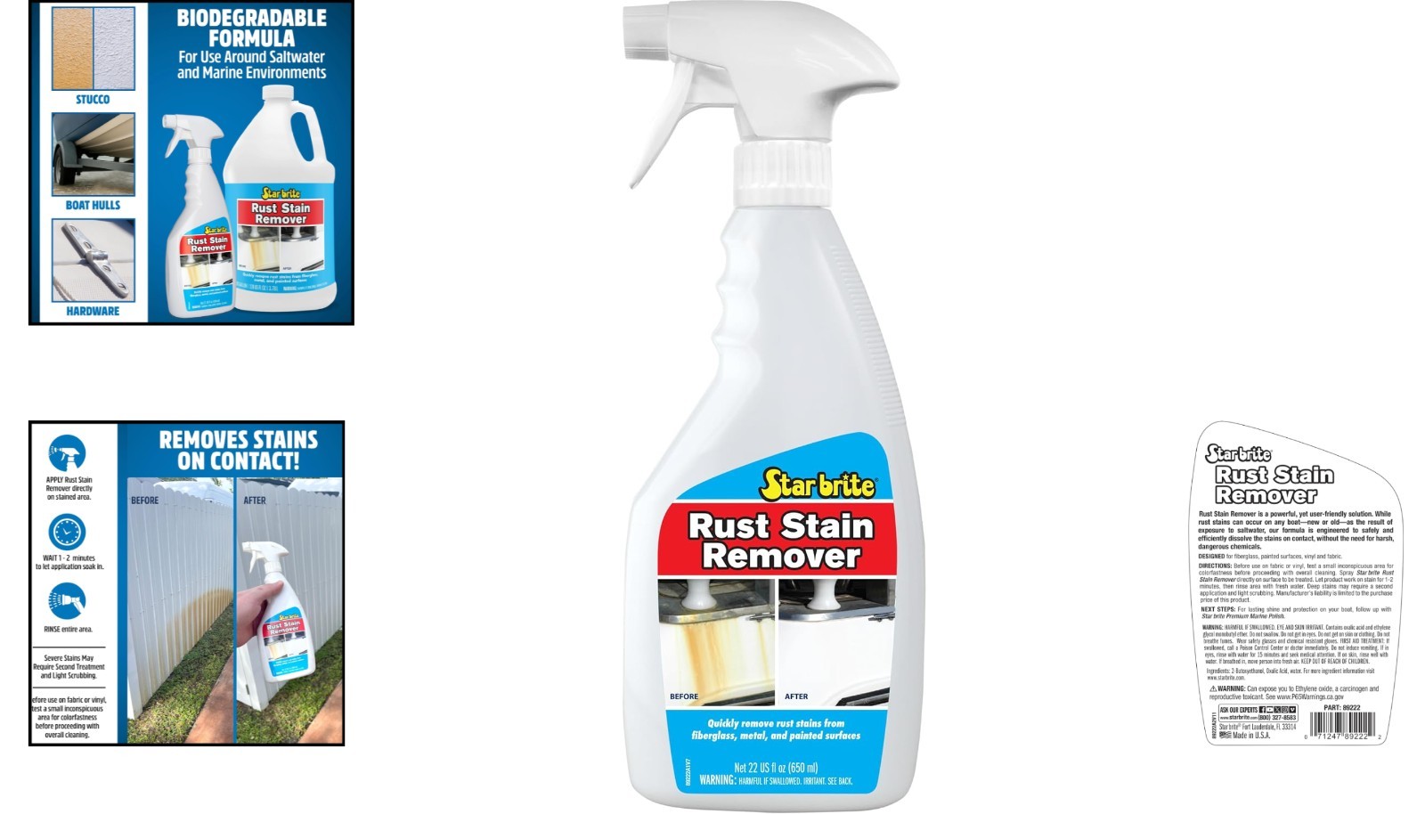 Advanced Rust Stain Remover – Multi-Surface Spray for Instant Stain Dissolution